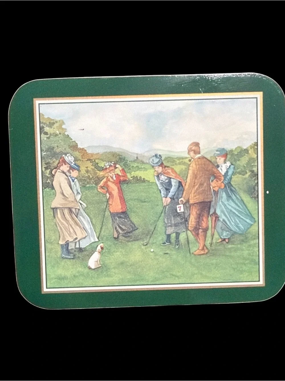 Vintage Jason Golfing Memories Coasters - Set of 6 Cork Backed New Zealand
